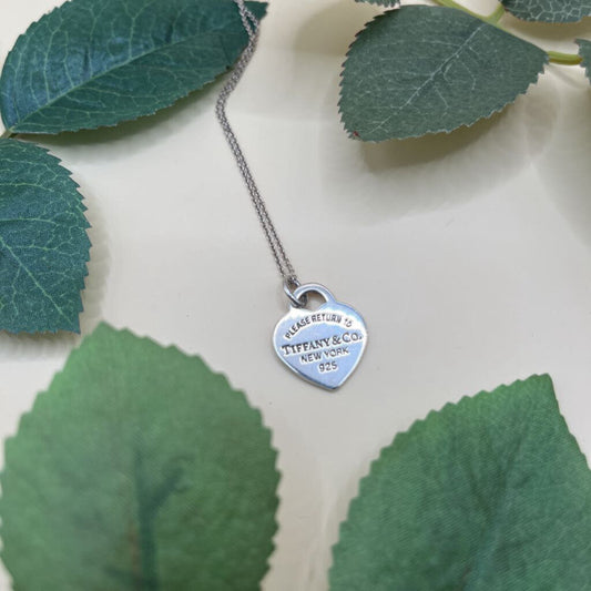 Tiffany & Co Heart Tag Necklace