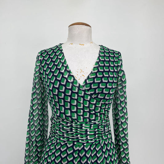 Diane Von Furstenberg L/s Silk Dress