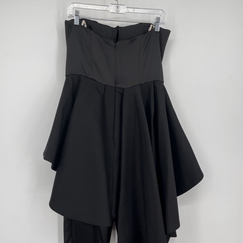 Halston Strapless Jumpsuit