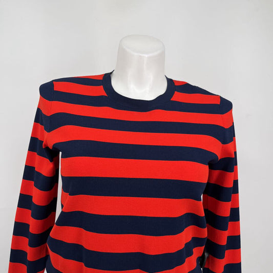Veronica Beard L/s Striped Pullover