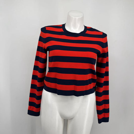 Veronica Beard L/s Striped Pullover