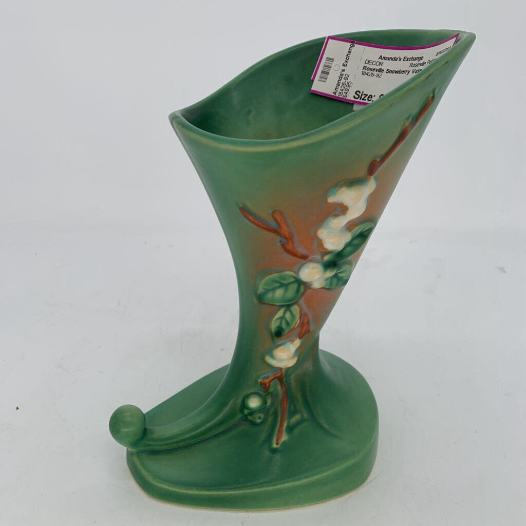Roseville Snowberry Vase
