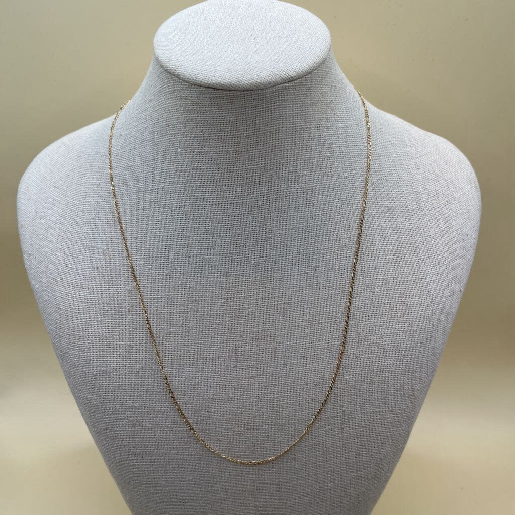 14k Figaro Chain Necklace