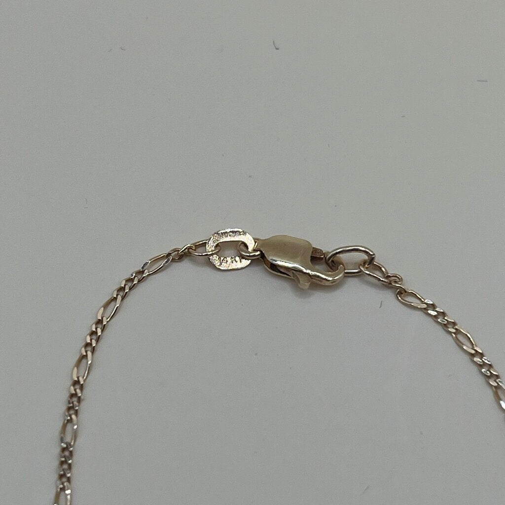 14k Figaro Chain Necklace