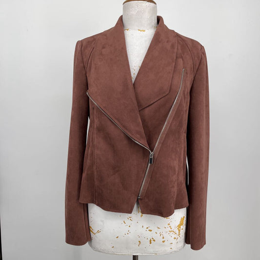 Tahari Faux Suede Jacket