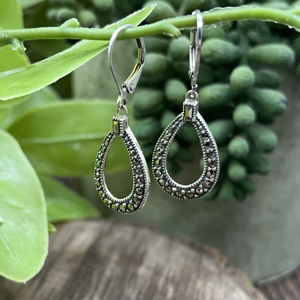 Judith Jack Sterling Drop Earrings