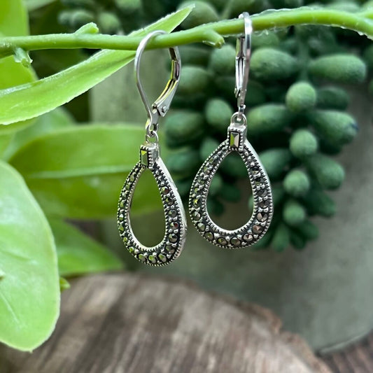 Judith Jack Sterling Drop Earrings
