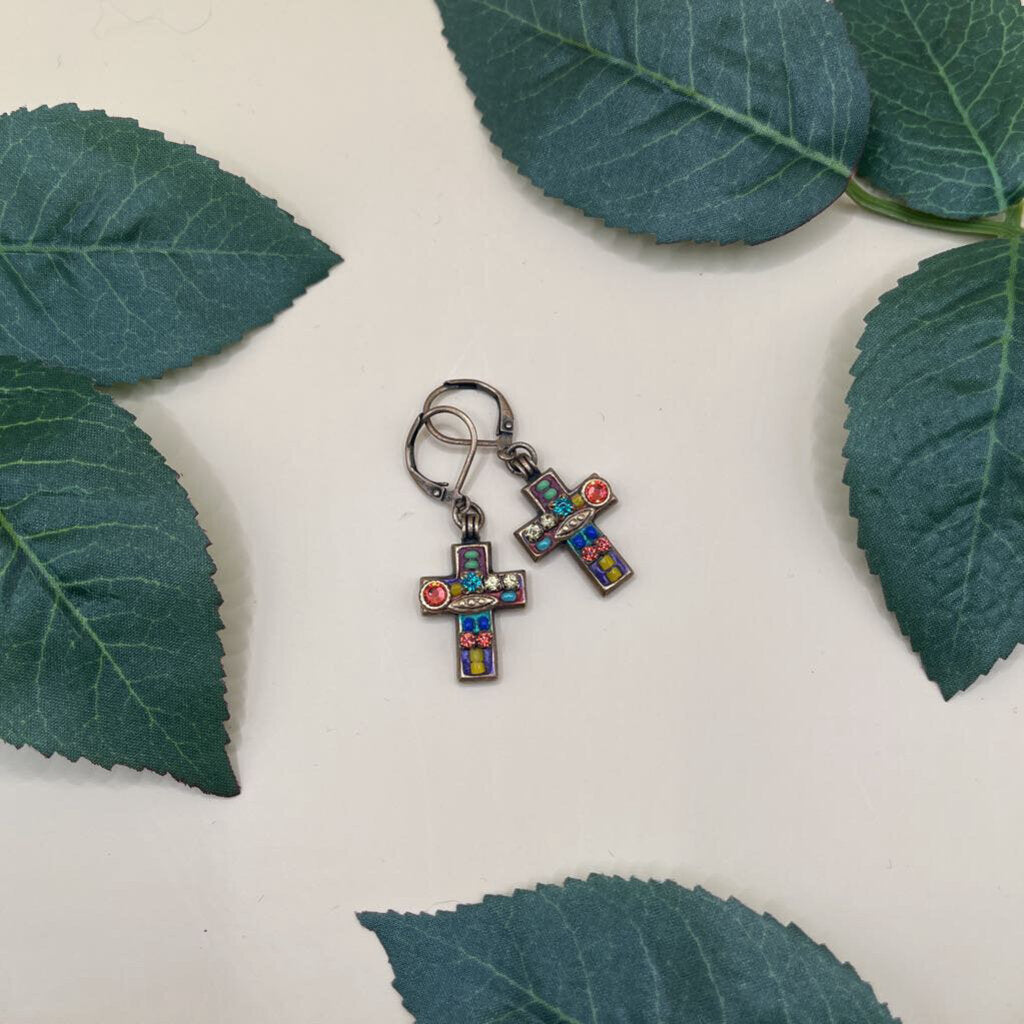 Michal Golan Cross Earrings