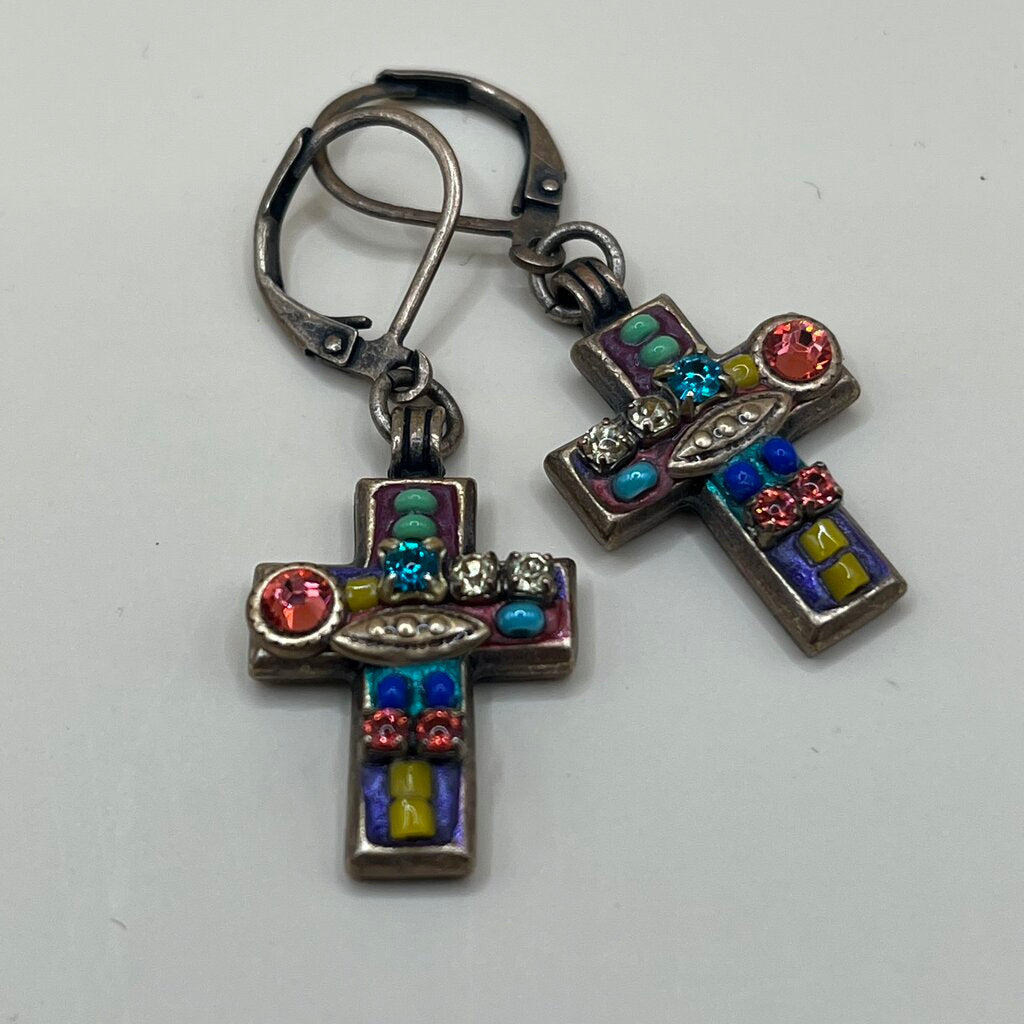 Michal Golan Cross Earrings