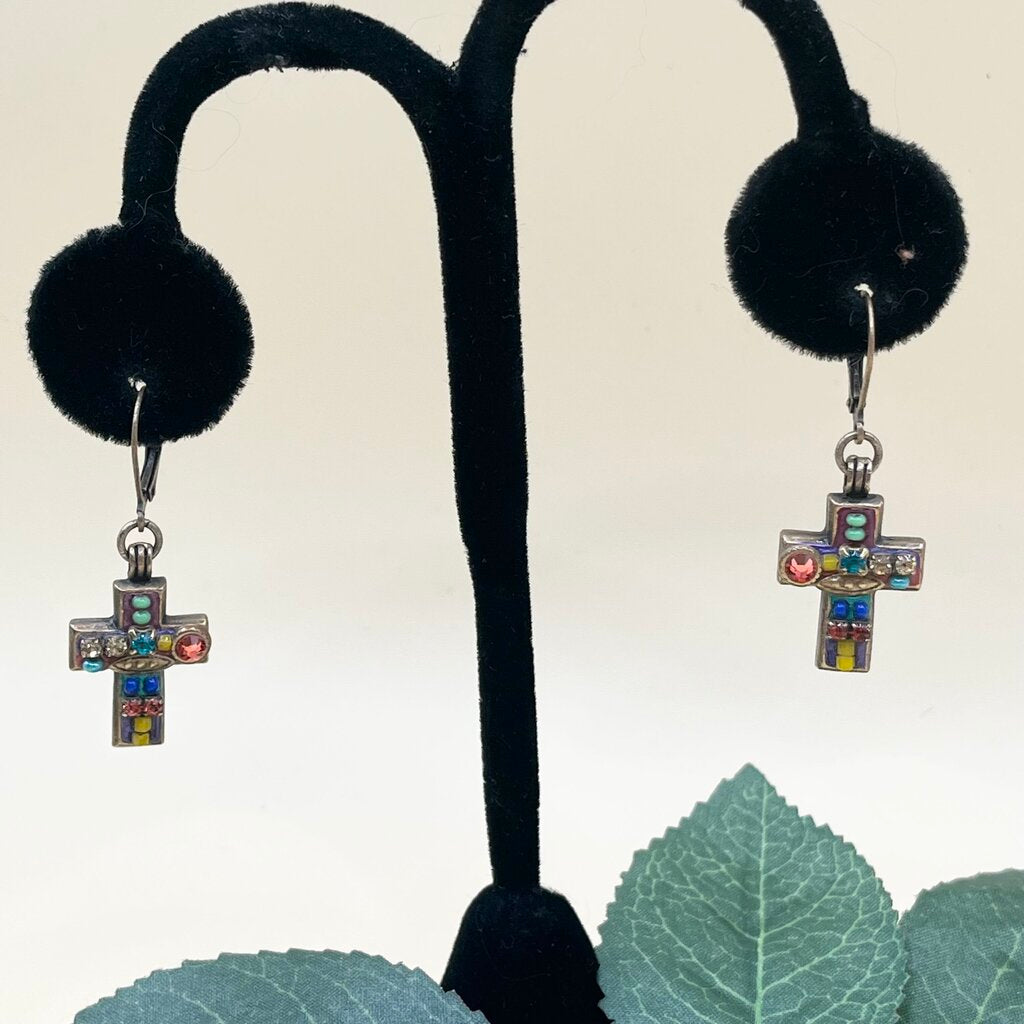 Michal Golan Cross Earrings
