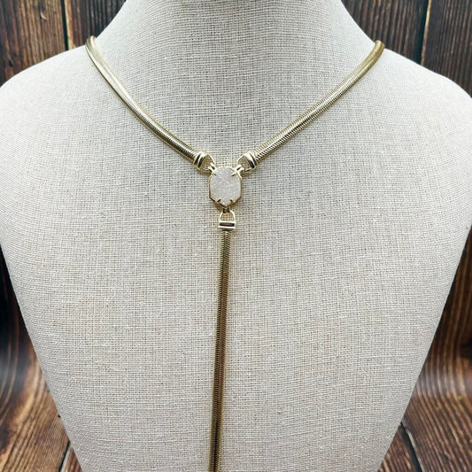 Kendra Scott Druzy Y Chain Necklace