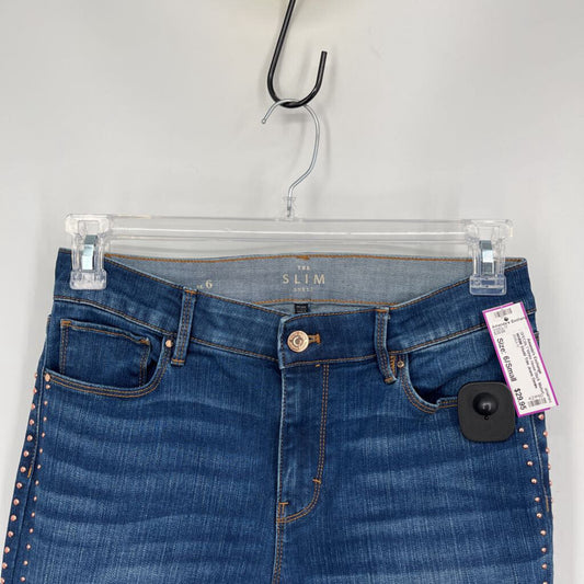 WHBM Studd Trim Jeans