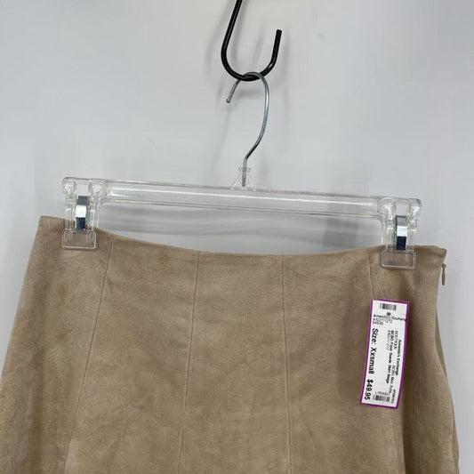 BCBG Faux Suede Skirt