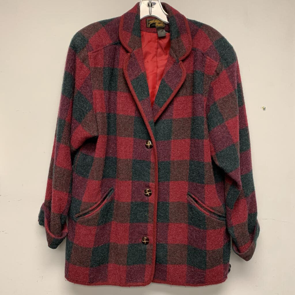 Eddie Bauer Wool Plaid Jacket
