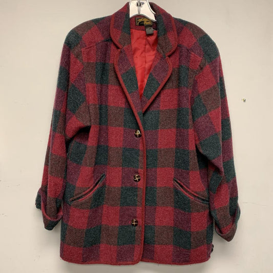 Eddie Bauer Wool Plaid Jacket