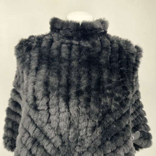J McLaughlin Faux Fur Poncho
