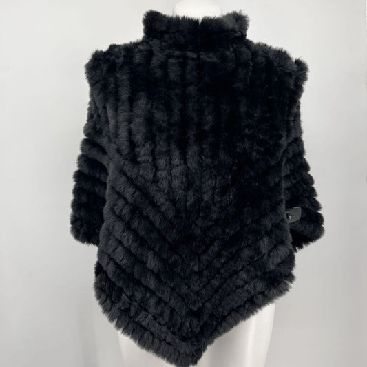 J McLaughlin Faux Fur Poncho