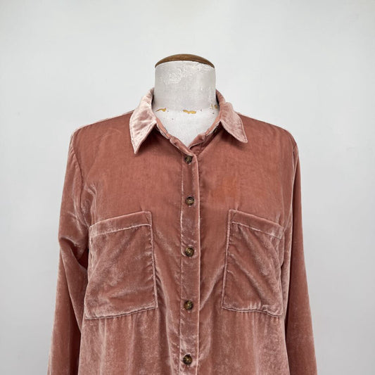 Maeve L/s Velour Shirt