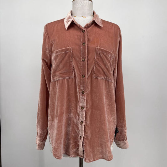 Maeve L/s Velour Shirt