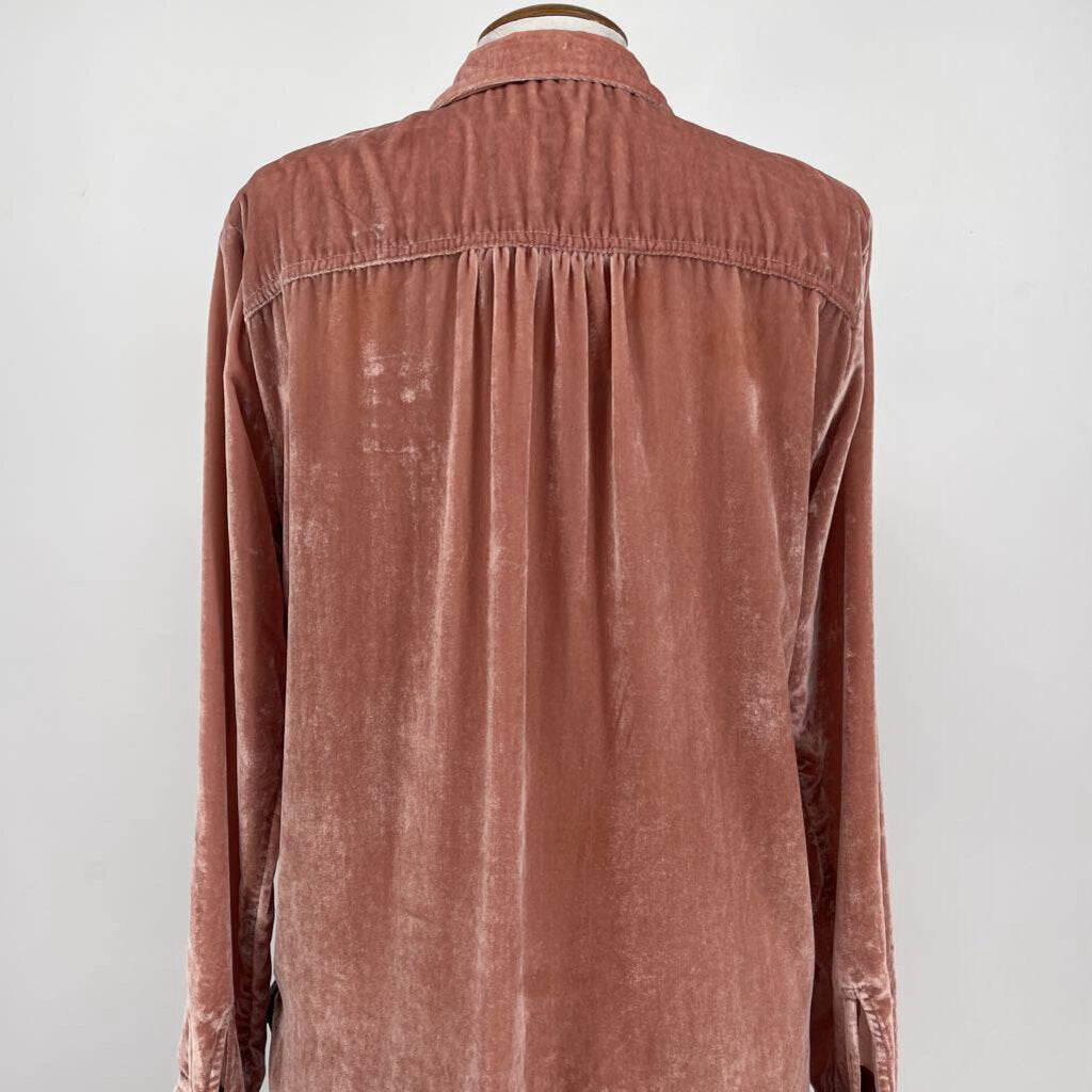 Maeve L/s Velour Shirt