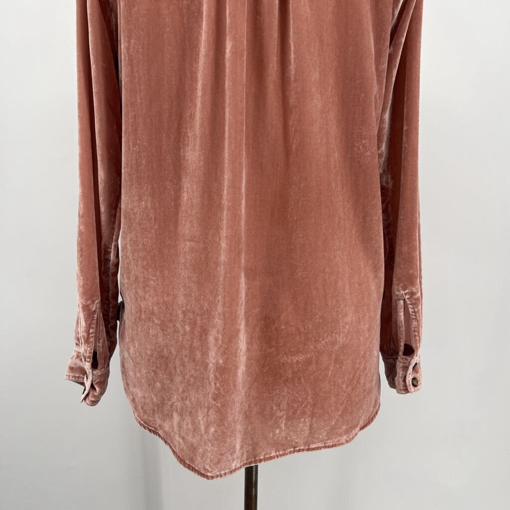 Maeve L/s Velour Shirt