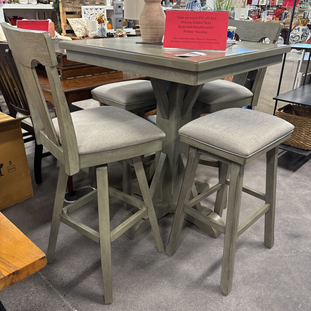 Pub Table w/ Chairs AS IS