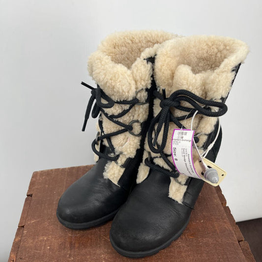 Sorel Wedge Shearling Boots