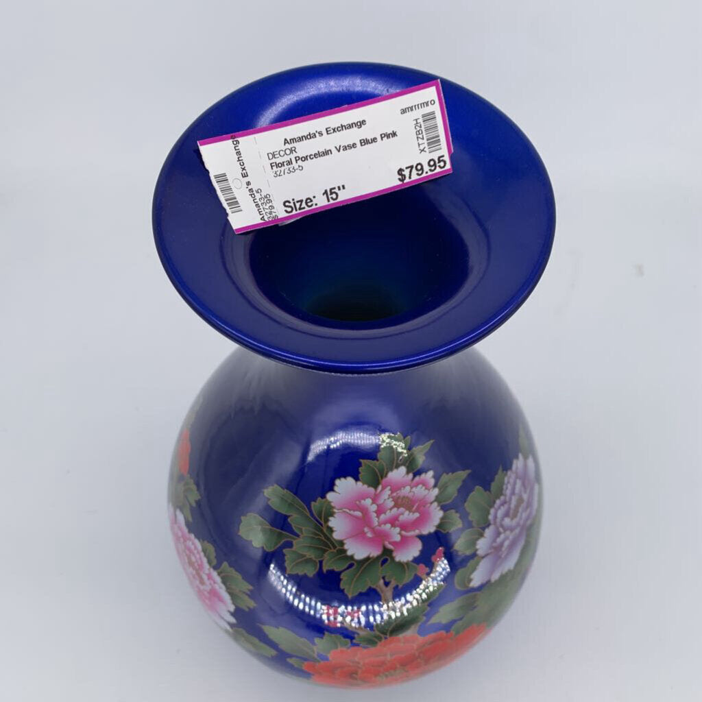 Floral Porcelain Vase