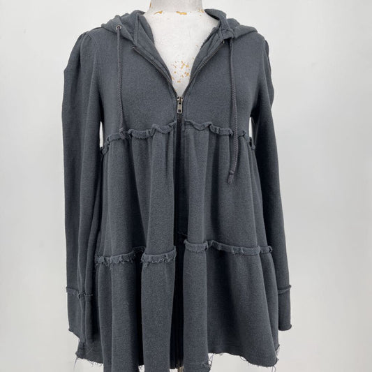 Free People zip front Sweatshirt as is