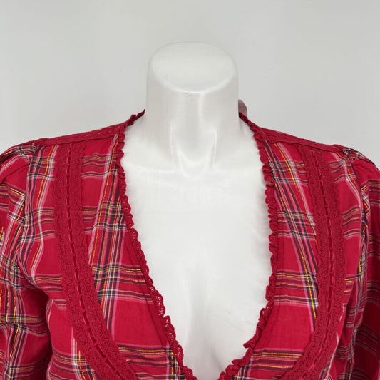 Loveshack Fancy L/s Plaid Dress
