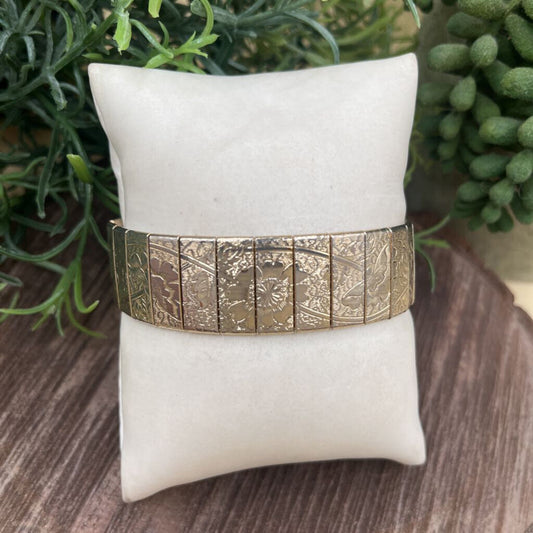 Sarah Coventry Floral Bracelet