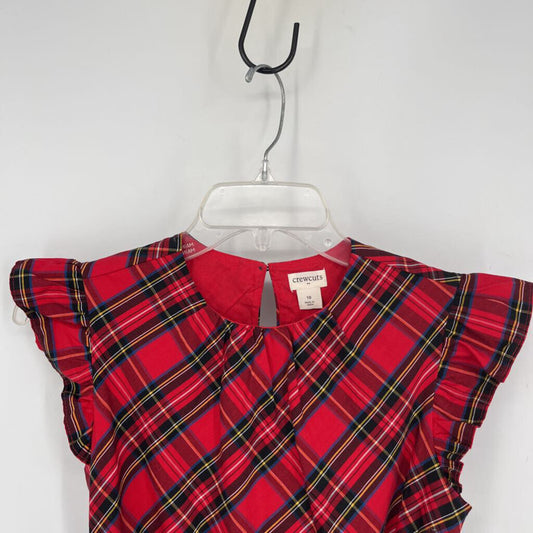 Crew Cuts S/s Plaid Dress