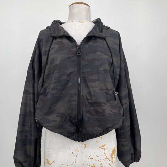 Sanctuary Nylon Camo Jacket