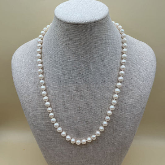 Pearl & 14k Necklace