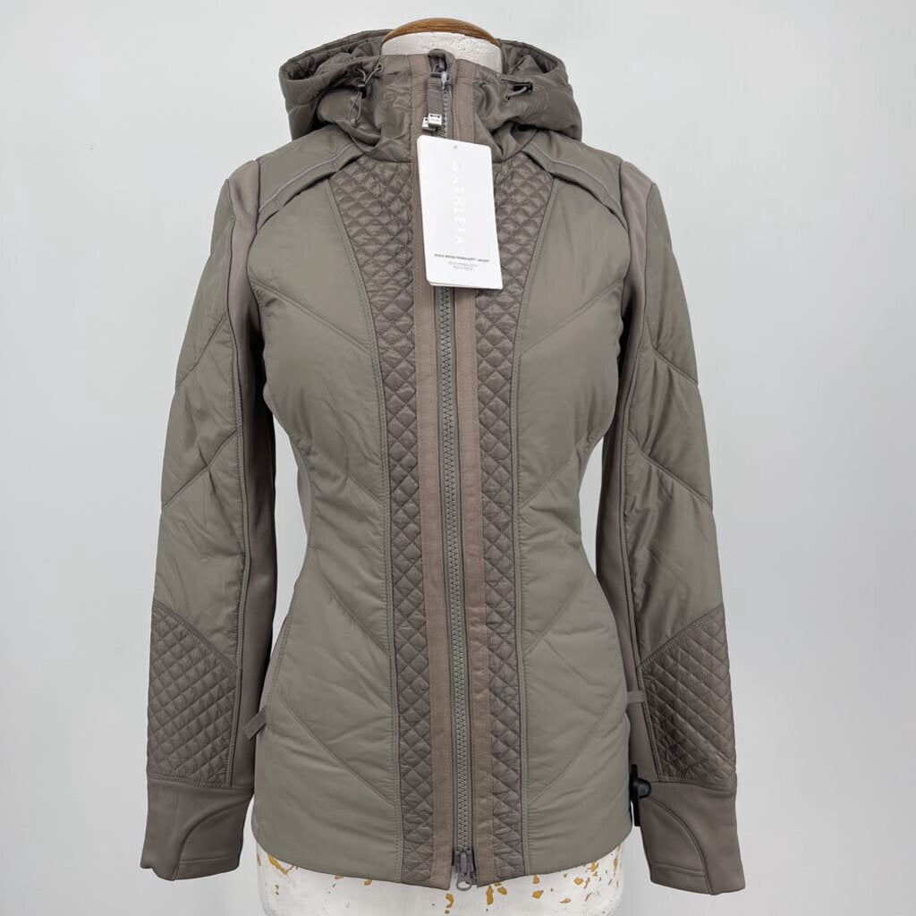 Athleta Hooded Zip Jacket