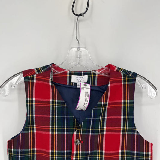 Crown & Ivy Plaid Vest