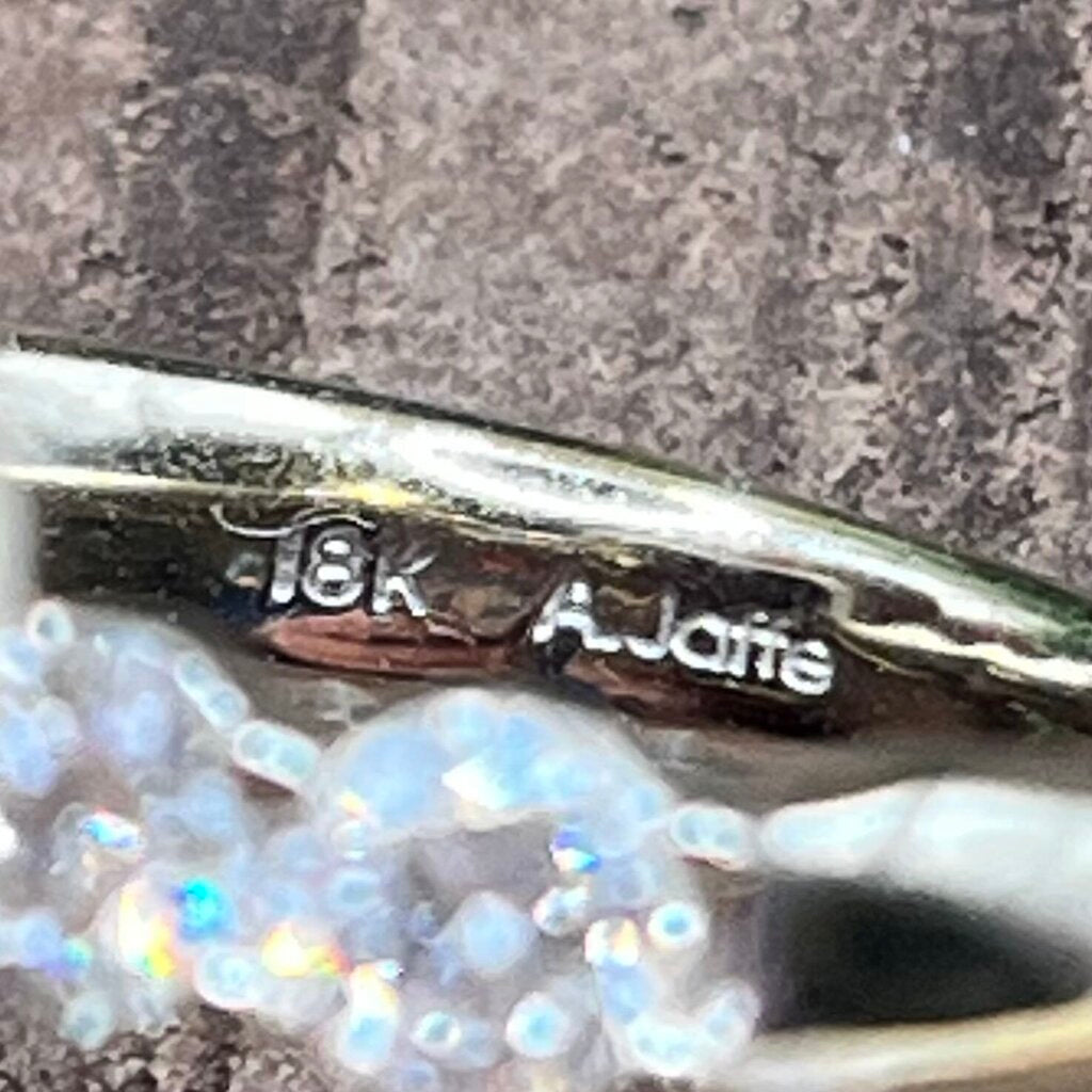 18k WG Tanzanite and Diamond Ring