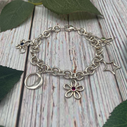 Tiffany & Co Moon Charm Bracelet