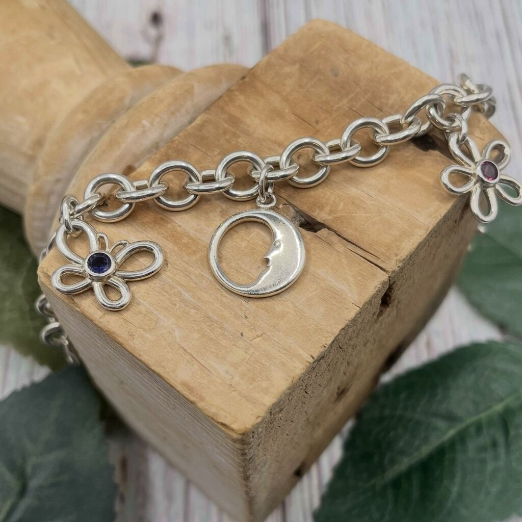 Tiffany & Co Moon Charm Bracelet