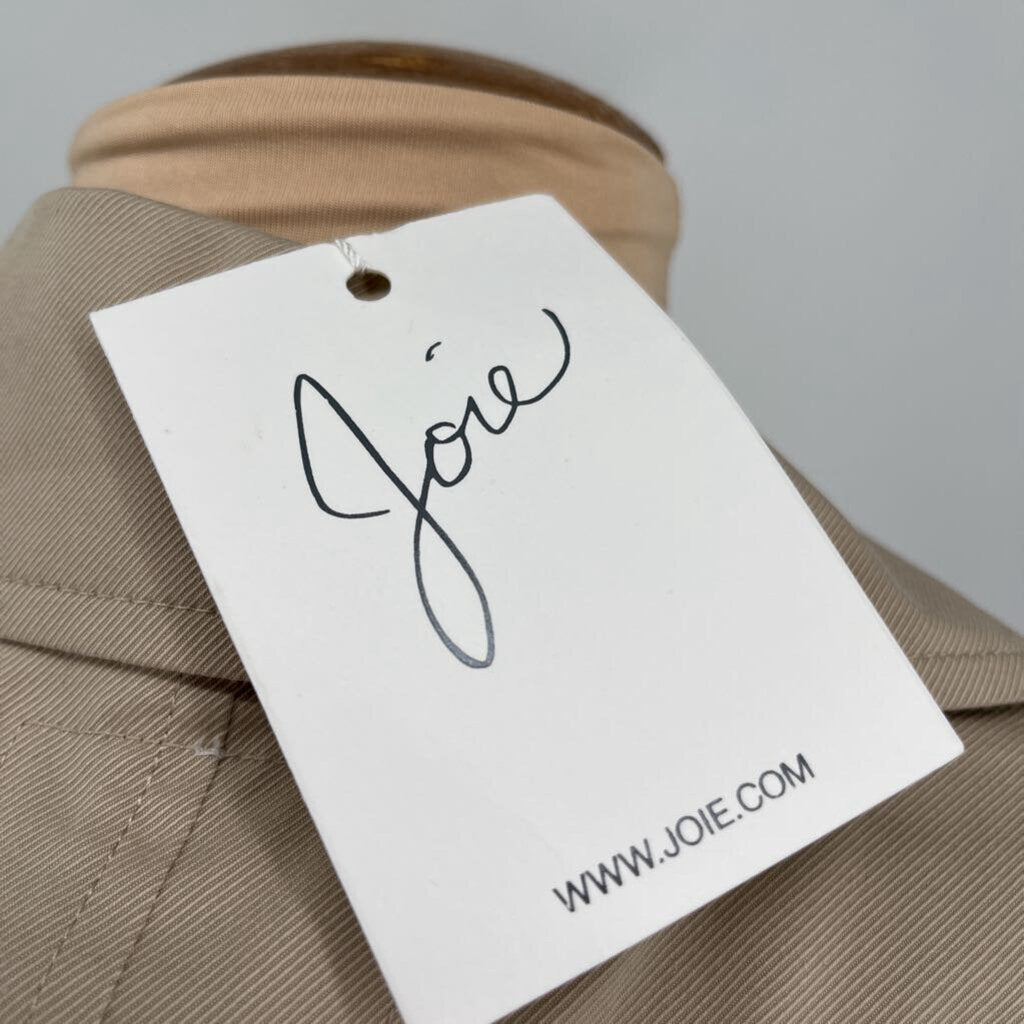 Joie Ruffle Trim Trench Coat