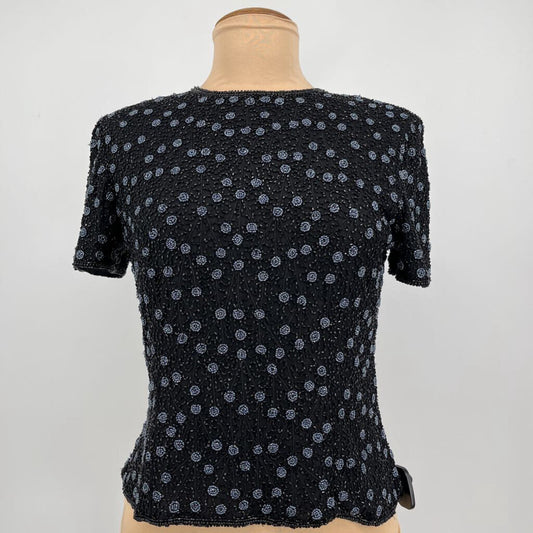 Adrianna Papell S/s Beaded Shirt