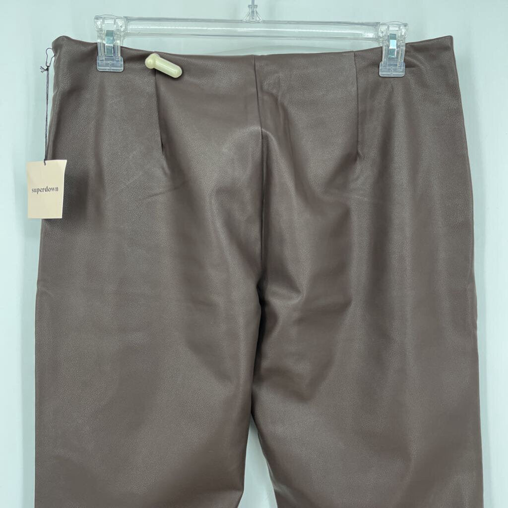 Superdown Faux Leather Pant