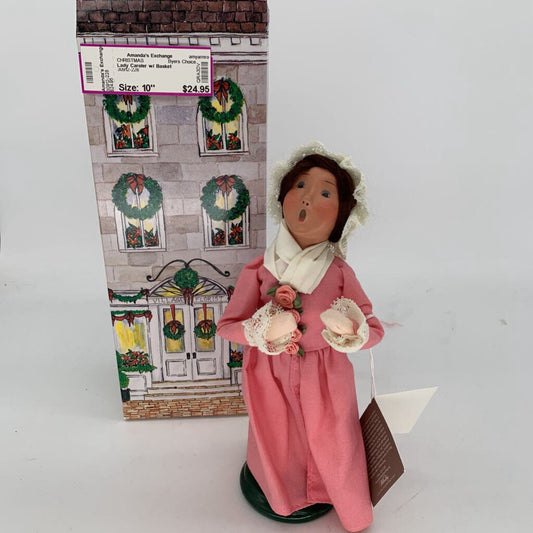 Lady Caroler w/ Basket