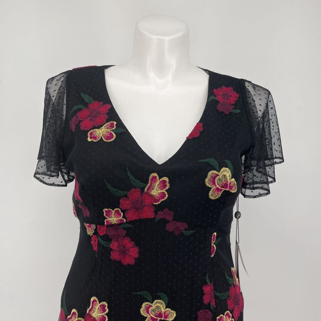 Adrianna Papell S/s Floral Dres