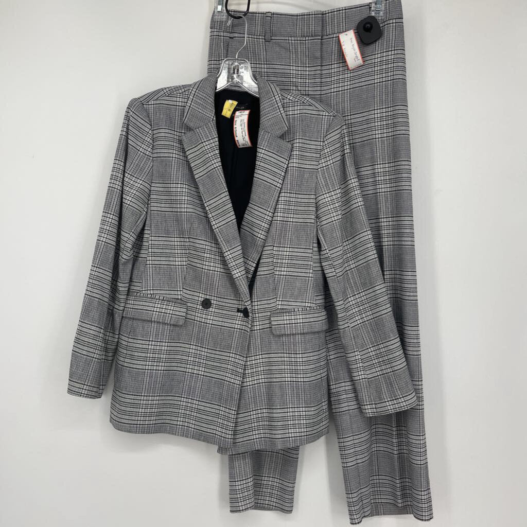 Ann Taylor 2pc Plaid Suit