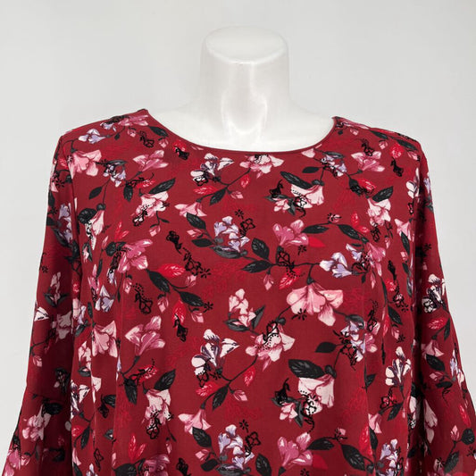 CJ Banks l/s Floral Shirt