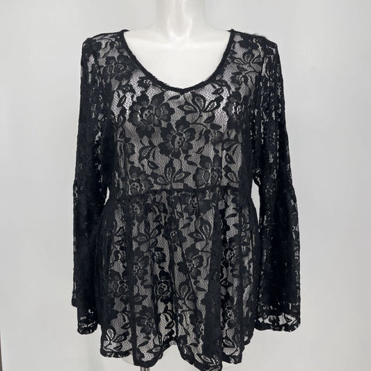 Torrid L/s Lace Shirt