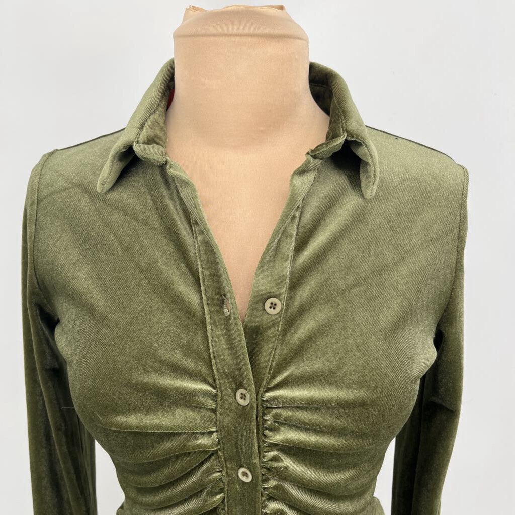 Mulla L/s Velvet Dress