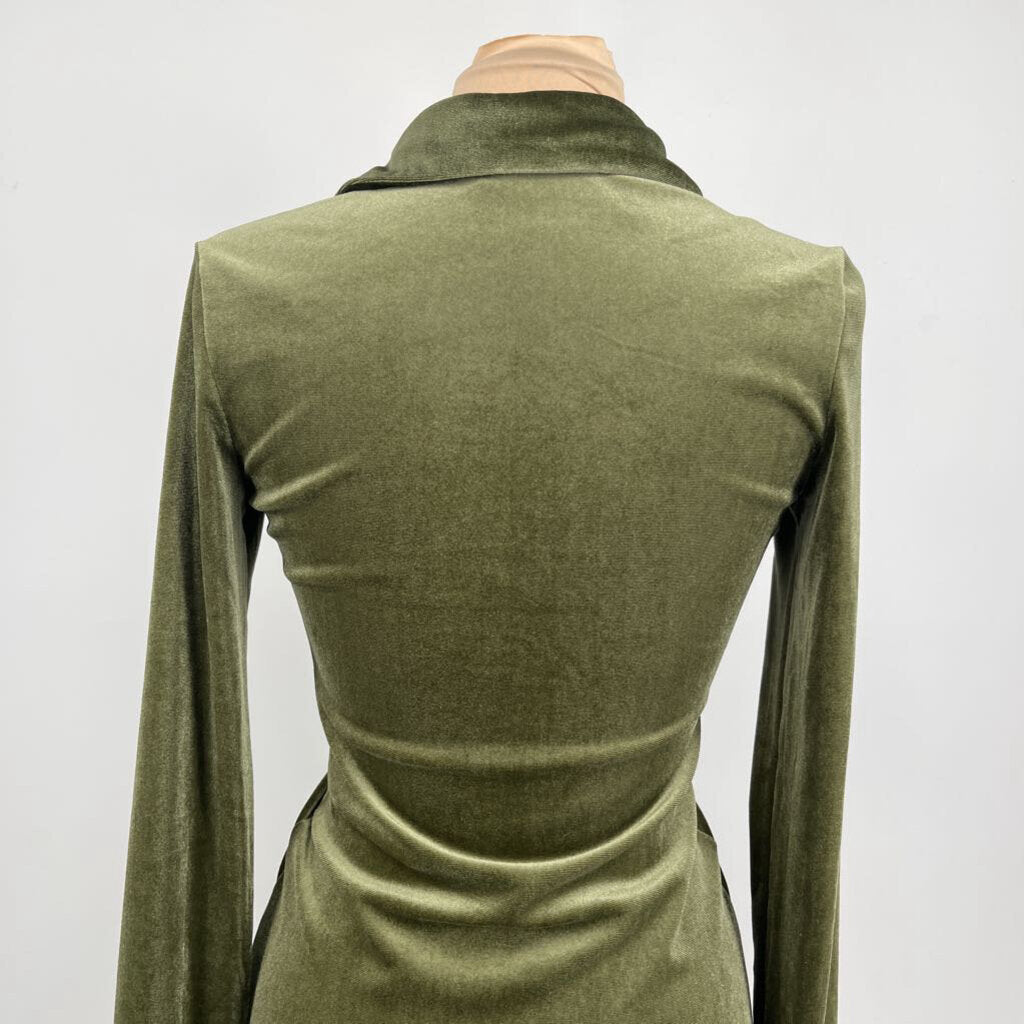 Mulla L/s Velvet Dress