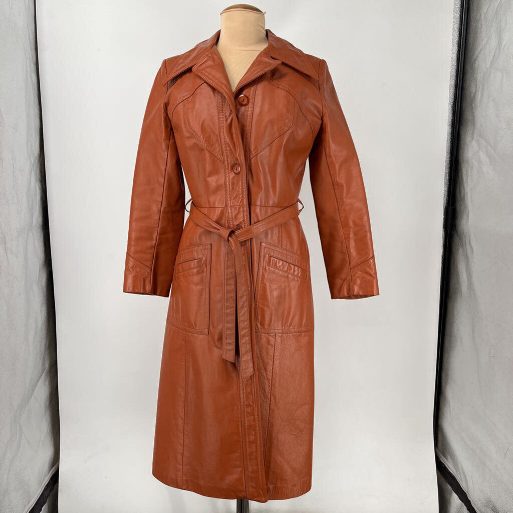 Leather Trench Jacket